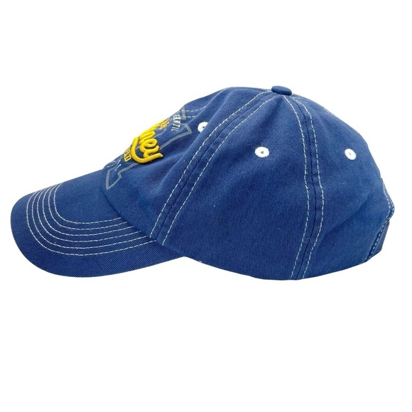 Original Walt Disney World Parks Blue Adjustable Strap Back Hat Cap Unisex OSFM - Picture 3 of 10